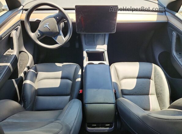 7SAYGDEEXRA238138 2024 TESLA MODEL Charcoal Dashboard view