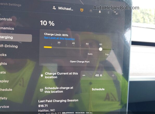7SAYGDEEXRA264237 2024 TESLA MODEL Y Серый 