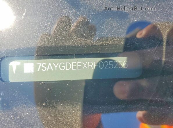 7SAYGDEEXRF025256 2024 TESLA MODEL Charcoal 360 interior view