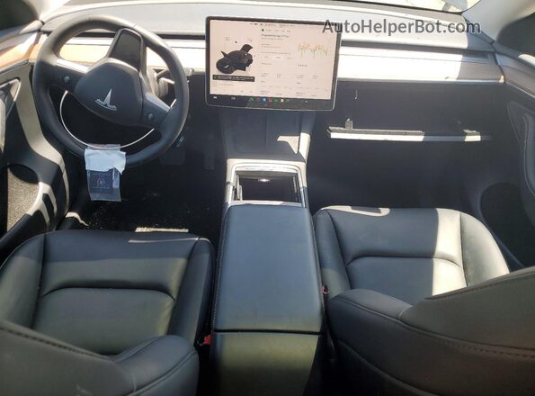 7SAYGDEEXRF206373 2024 TESLA MODEL Black Dashboard view
