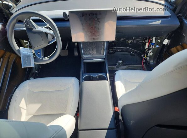 7SAYGDEEXTF364655 2026 TESLA MODEL Black Вид панелі приладів