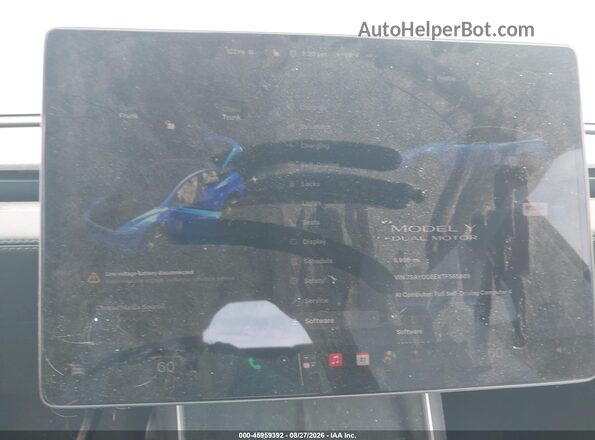 7SAYGDEEXTF565889 2026 TESLA MODEL Y Black Rear seats view