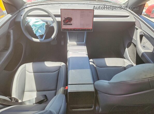 7SAYGDEEXTF634015 2026 TESLA MODEL Red წინა პანელის ხედი