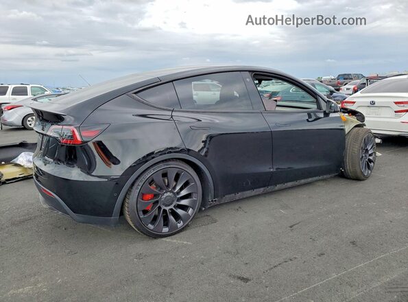 7SAYGDEF0NF484797 2022 TESLA MODEL Black Rear right