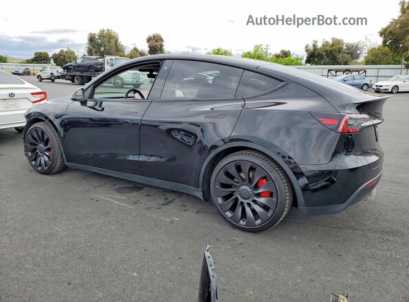 7SAYGDEF0NF484797 2022 TESLA MODEL Black Rear left