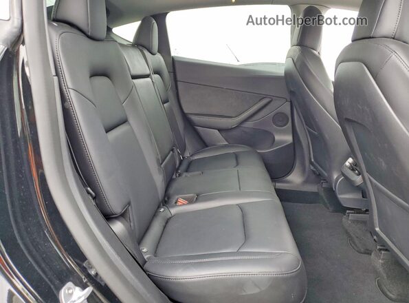 7SAYGDEF0NF484797 2022 TESLA MODEL Black Rear seats view