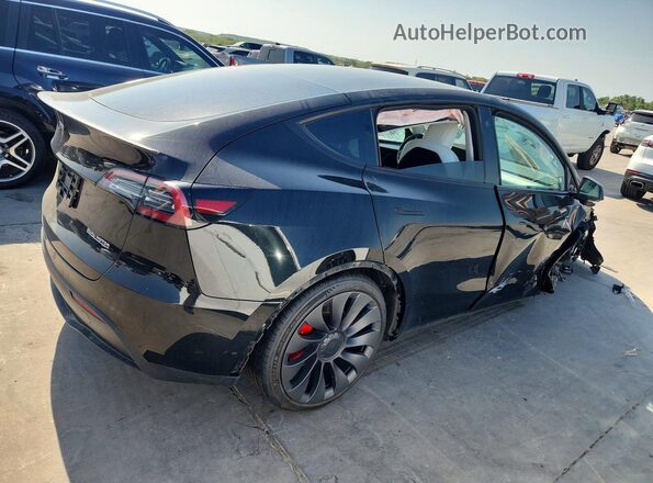 7SAYGDEF0PF670116 2023 TESLA MODEL Black უკანა მარჯვენა