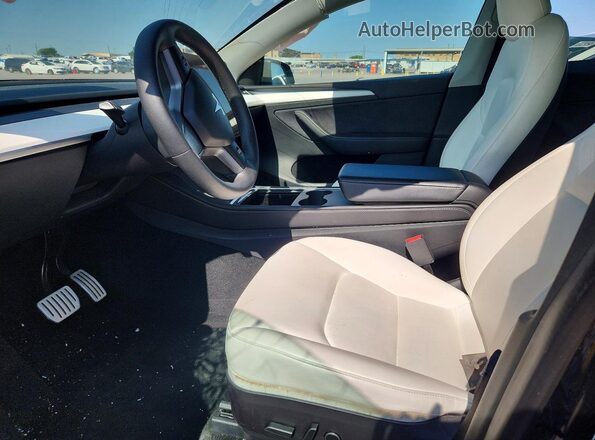 7SAYGDEF0PF670116 2023 TESLA MODEL Black წინა სალონის ხედი