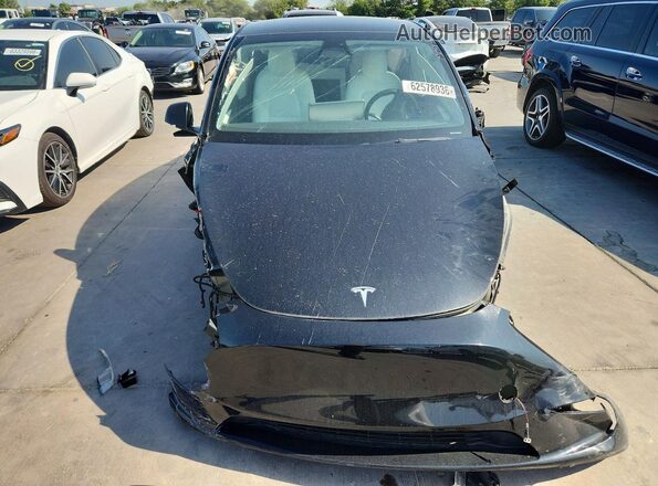 7SAYGDEF0PF670116 2023 TESLA MODEL Black წინა ხედი