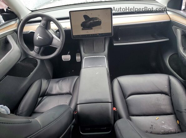 7SAYGDEF0PF858571 2023 TESLA MODEL Gray წინა პანელის ხედი