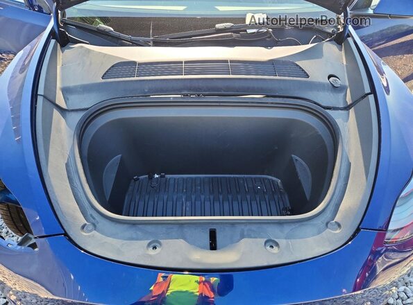 7SAYGDEF0PF870221 2023 TESLA MODEL Blue Rear interior view