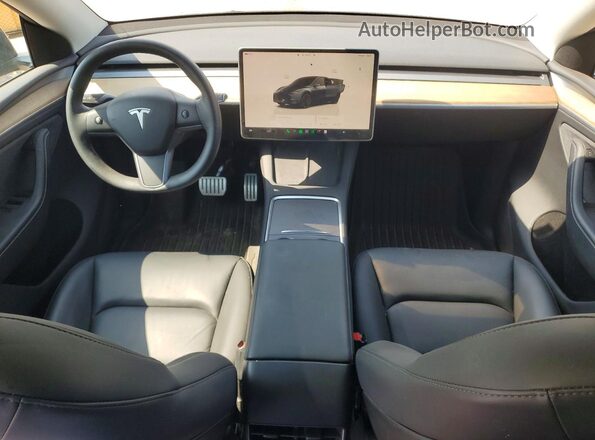 7SAYGDEF0RA289270 2024 TESLA MODEL Gray წინა პანელის ხედი