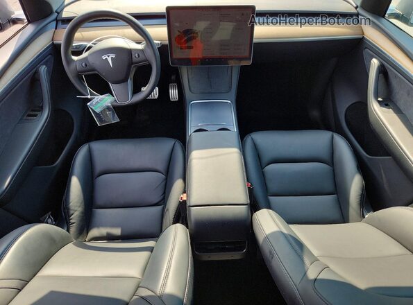 7SAYGDEF0RA301238 2024 TESLA MODEL Gray წინა პანელის ხედი