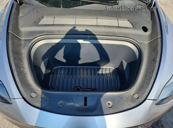 7SAYGDEF0RA301238 2024 TESLA MODEL Gray უკანა სალონის ხედი