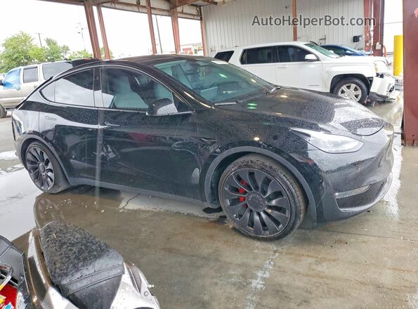 7SAYGDEF0RF038851 2024 TESLA MODEL Black Передня права чверть