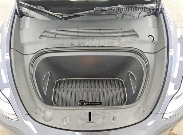 7SAYGDEF1PF793939 2023 TESLA MODEL Gray Rear interior view