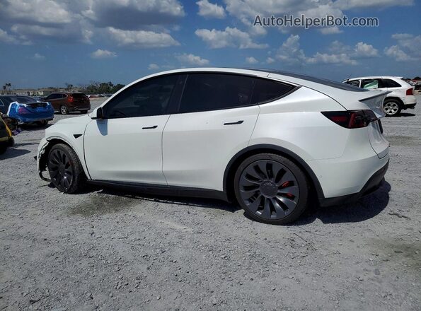7SAYGDEF2NF324386 2022 TESLA MODEL White Trasero izquierdo