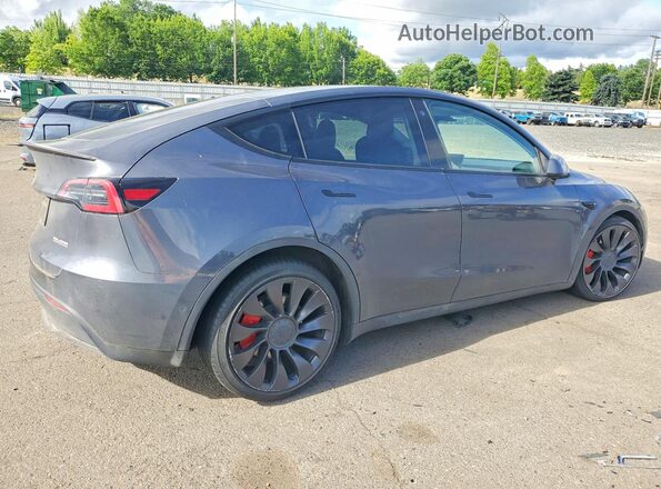 7SAYGDEF2NF569446 2022 TESLA MODEL Серый Задняя правая четверть
