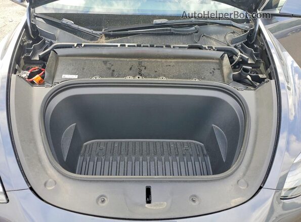 7SAYGDEF2NF569446 2022 TESLA MODEL Серый Вид задней части салона