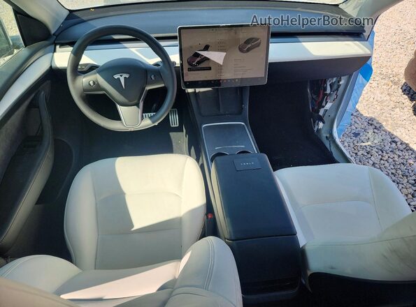 7SAYGDEF2PF595872 2023 TESLA MODEL White Вид панелі приладів