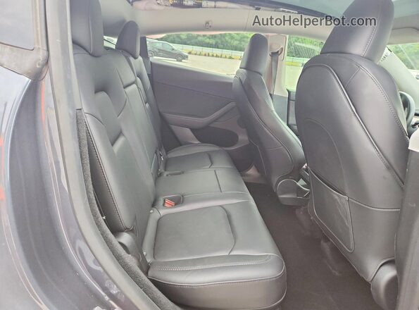 7SAYGDEF2PF813695 2023 TESLA MODEL Gray უკანა სავარძლების ხედი