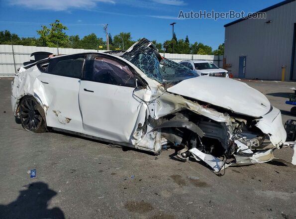 7SAYGDEF2PF863478 2023 TESLA MODEL Белый Передняя правая четверть