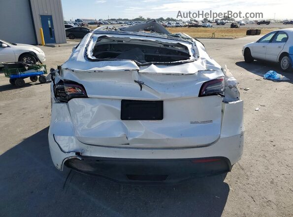 7SAYGDEF2PF863478 2023 TESLA MODEL Белый Вид сзади