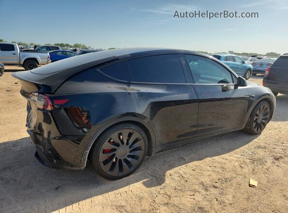 7SAYGDEF2PF976878 2023 TESLA MODEL Черный Задняя правая четверть