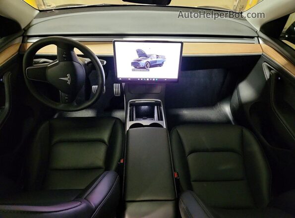7SAYGDEF2RA326237 2024 TESLA MODEL Серый Вид панели приборов