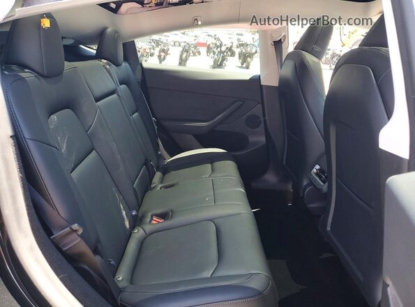 7SAYGDEF2SF311116 2025 TESLA MODEL Black Սալոնի հետևի տեսք