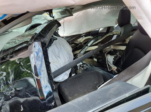 7SAYGDEF3NF307578 2022 TESLA MODEL Black Вид салону спереду