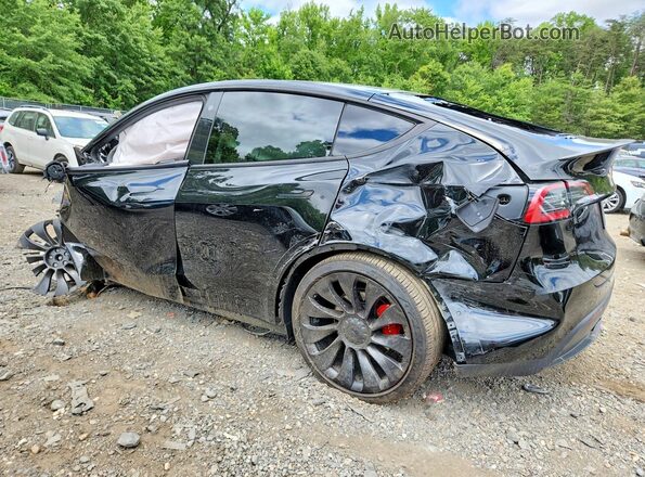 7SAYGDEF3NF307578 2022 TESLA MODEL Black Задня ліва чверть