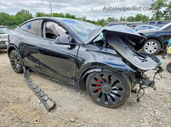 7SAYGDEF3NF307578 2022 TESLA MODEL Black Передня права чверть