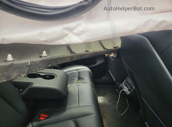 7SAYGDEF3NF307578 2022 TESLA MODEL Black Вид задніх сидінь