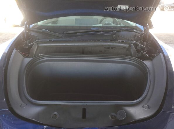 7SAYGDEF3NF365609 2022 TESLA MODEL Blue Սալոնի հետևի տեսք