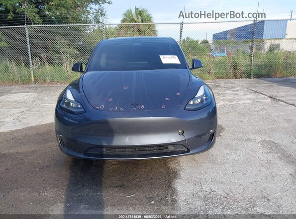 7SAYGDEF3NF404313 2022 TESLA MODEL Y Серый Вид панели приборов