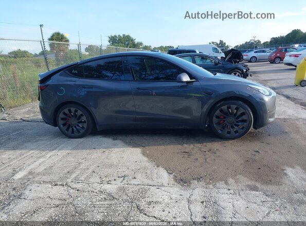7SAYGDEF3NF404313 2022 TESLA MODEL Y Серый Вид щитка приборов