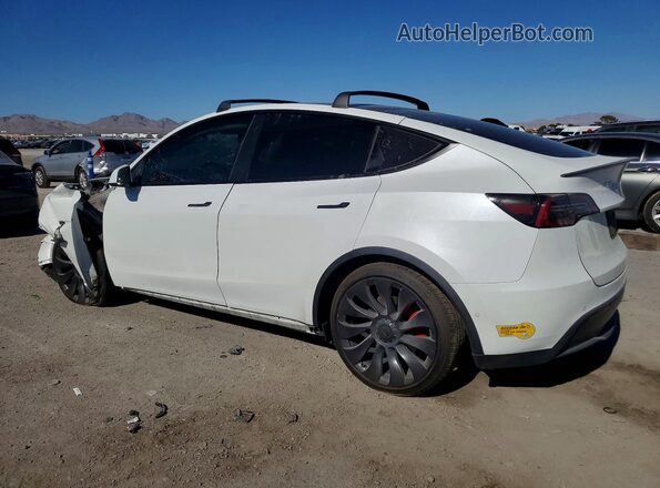 7SAYGDEF3NF416347 2022 TESLA MODEL White Rear left