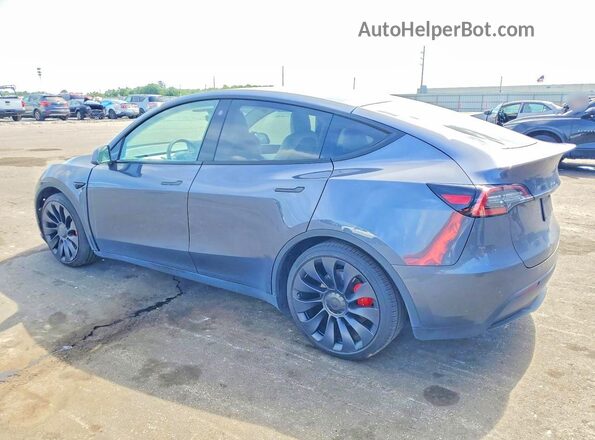 7SAYGDEF3NF462602 2022 TESLA MODEL Blue უკანა მარცხენა