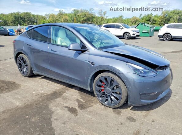 7SAYGDEF3NF462602 2022 TESLA MODEL Blue წინა მარჯვენა