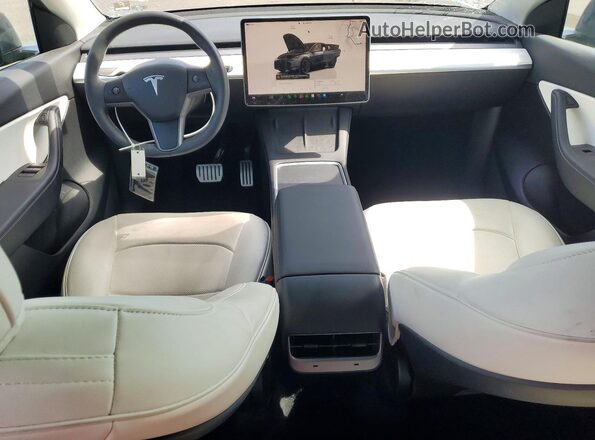 7SAYGDEF3NF462602 2022 TESLA MODEL Blue წინა პანელის ხედი
