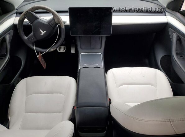 7SAYGDEF3NF560870 2022 TESLA MODEL White Vista del salpicadero