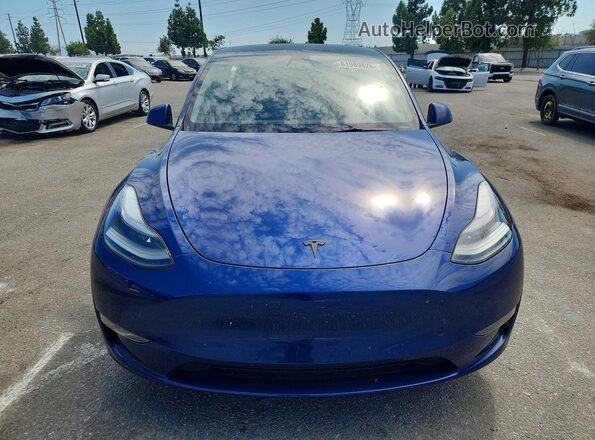 7SAYGDEF3PF682521 2023 TESLA MODEL Blue Вид спереду
