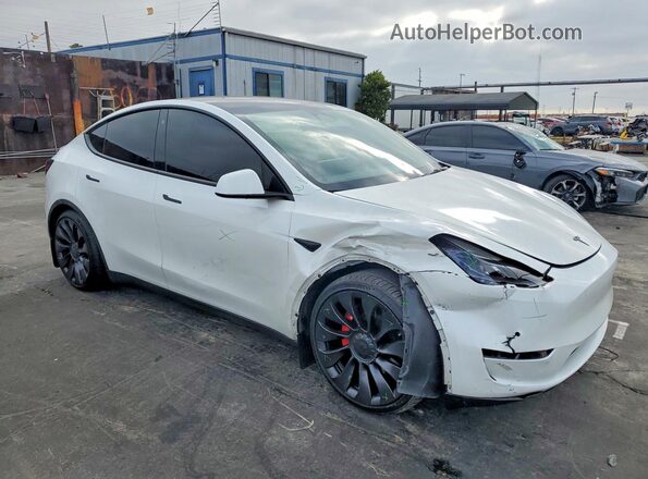 7SAYGDEF4NF507661 2022 TESLA MODEL White Передня права чверть