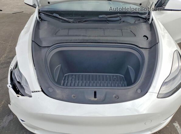 7SAYGDEF4NF507661 2022 TESLA MODEL White Вид задньої частини салону