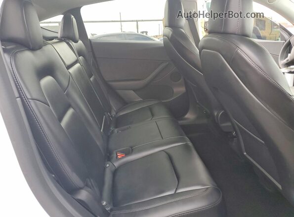 7SAYGDEF4NF507661 2022 TESLA MODEL White Вид задніх сидінь