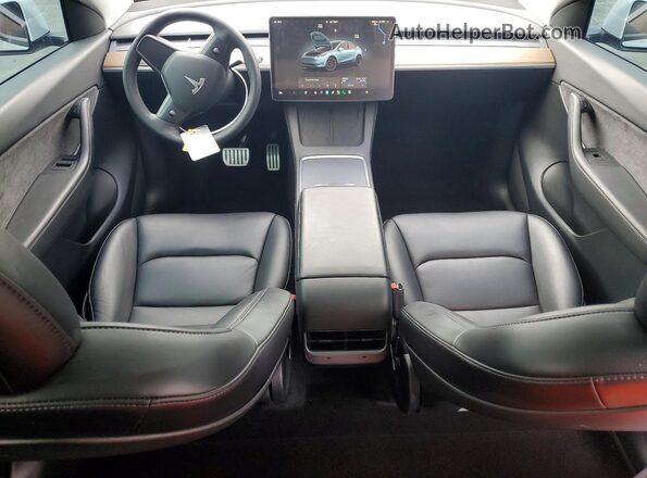 7SAYGDEF4NF507661 2022 TESLA MODEL White Вид панелі приладів