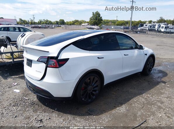 7SAYGDEF4NF532902 2022 TESLA MODEL Y White Հետևի աջ