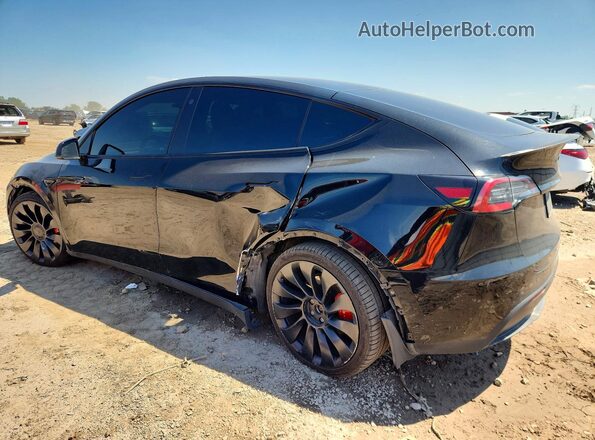 7SAYGDEF4NF567973 2022 TESLA MODEL Black უკანა მარცხენა