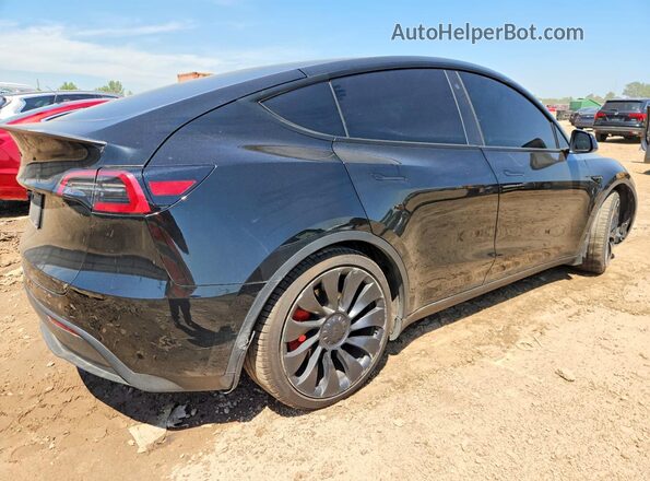 7SAYGDEF4NF567973 2022 TESLA MODEL Black უკანა მარჯვენა